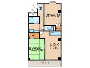 エスポワ－ルアイの物件間取画像